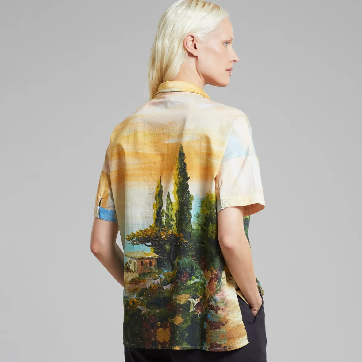 Store Shirt Nibe Oceanview Multi Color Women Shirts & Blouses