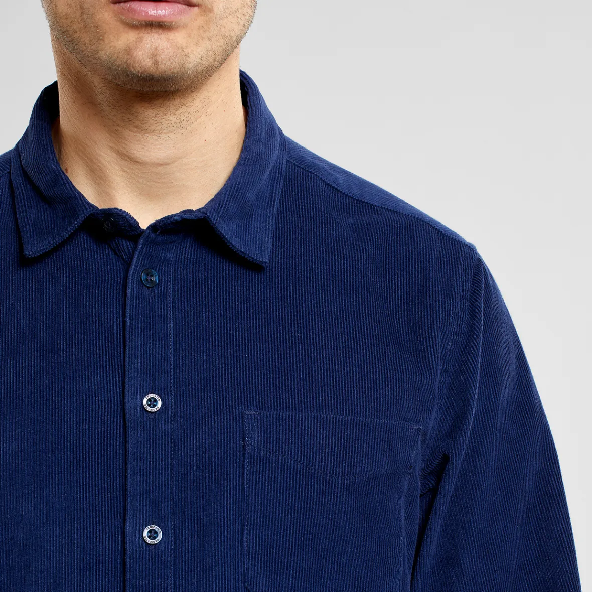 Best Sale Shirt Varberg Corduroy Navy Outlet