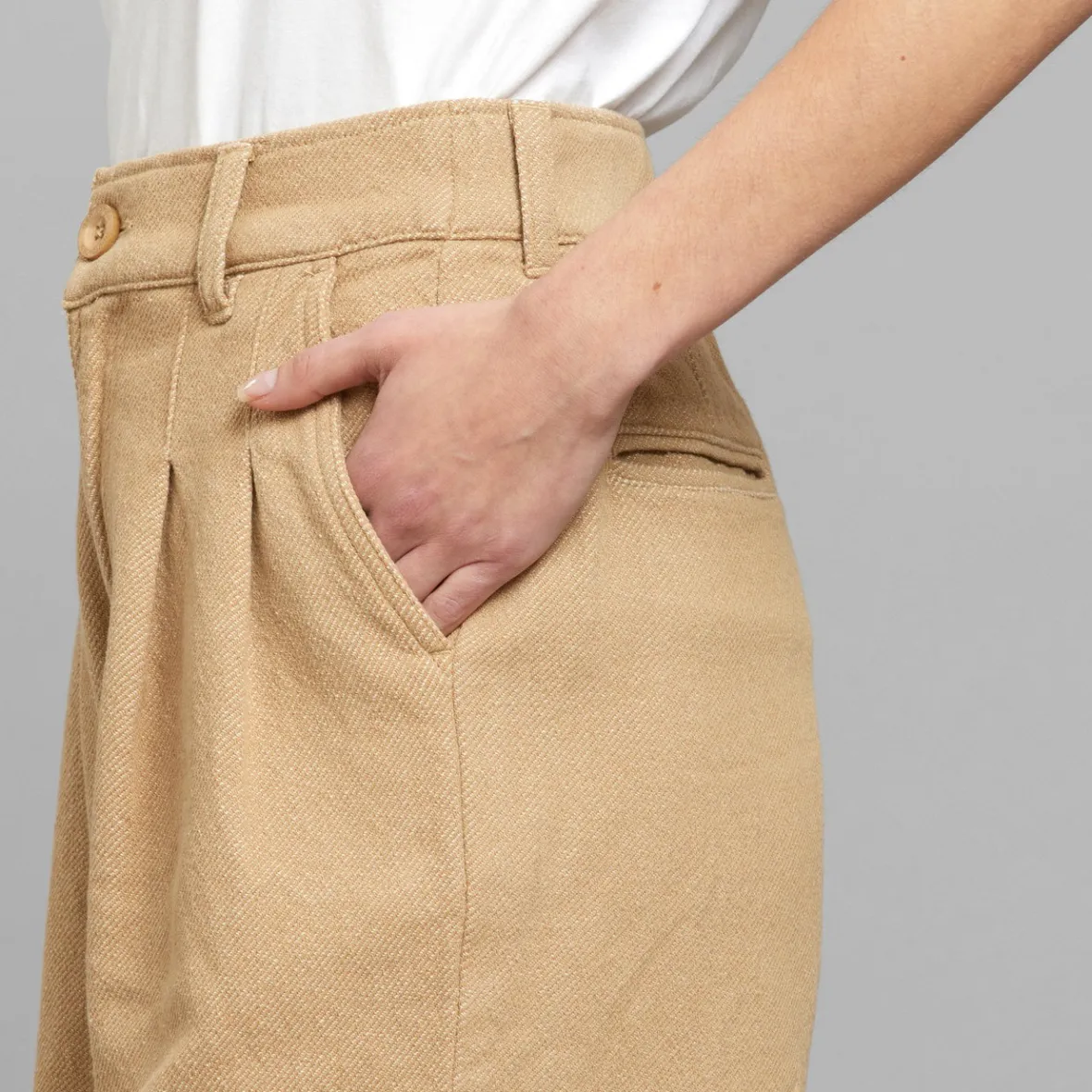 Sale Shorts Grundsund Beige Women Outlet