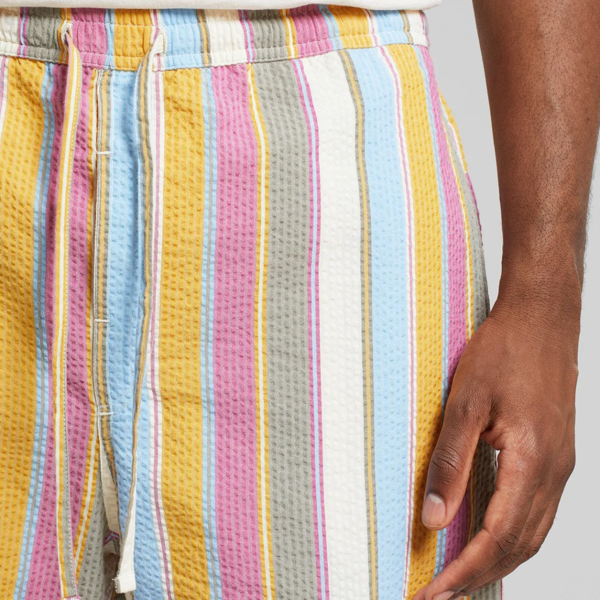 Store Shorts Vejle Club Stripe Multi Color Outlet