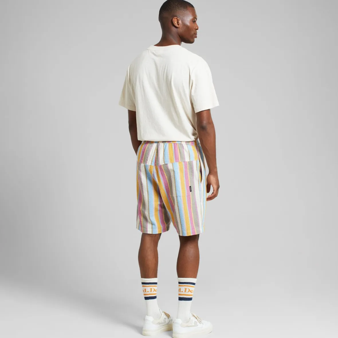 Store Shorts Vejle Club Stripe Multi Color Outlet