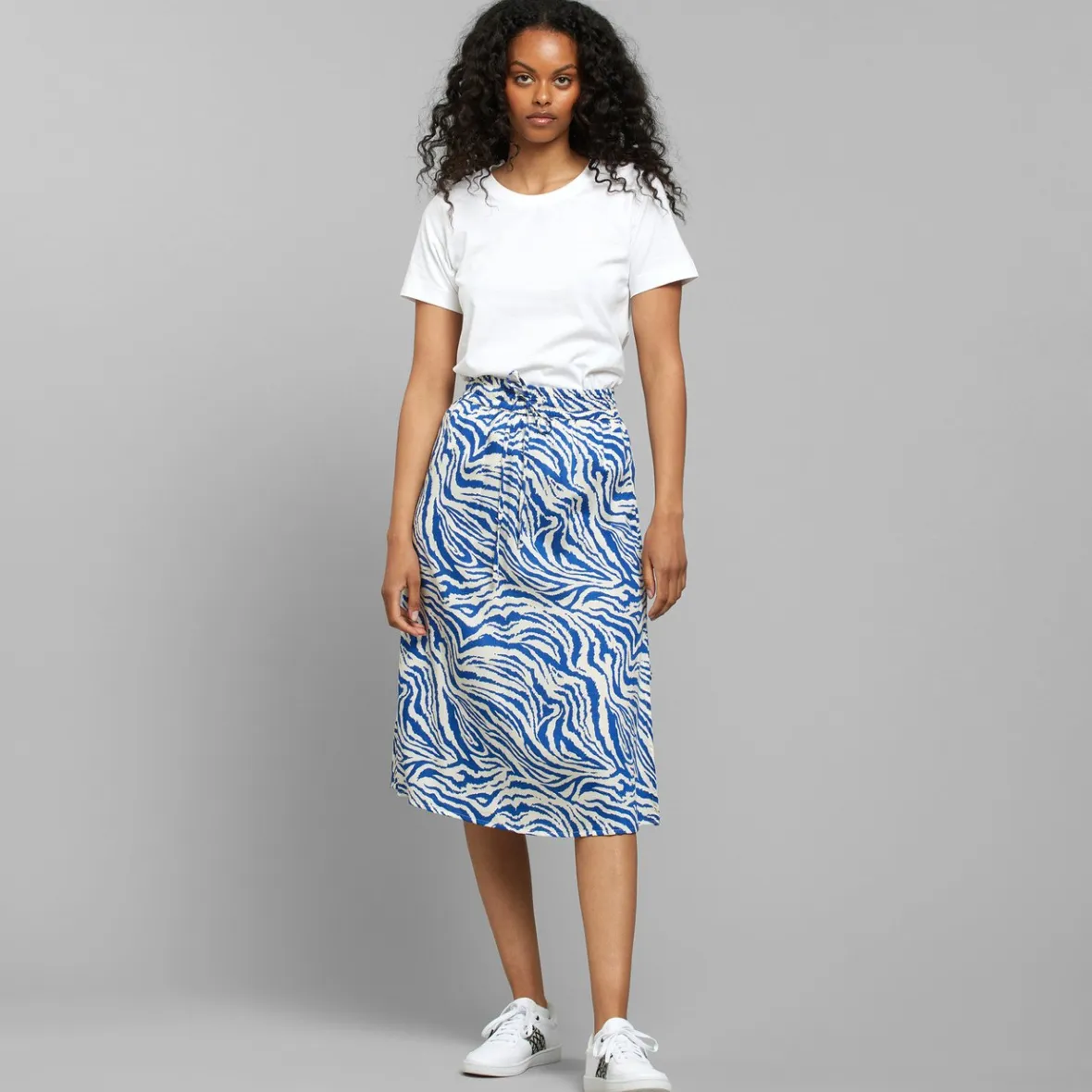 Hot Skirt Klippan Zebra Blue Women Outlet