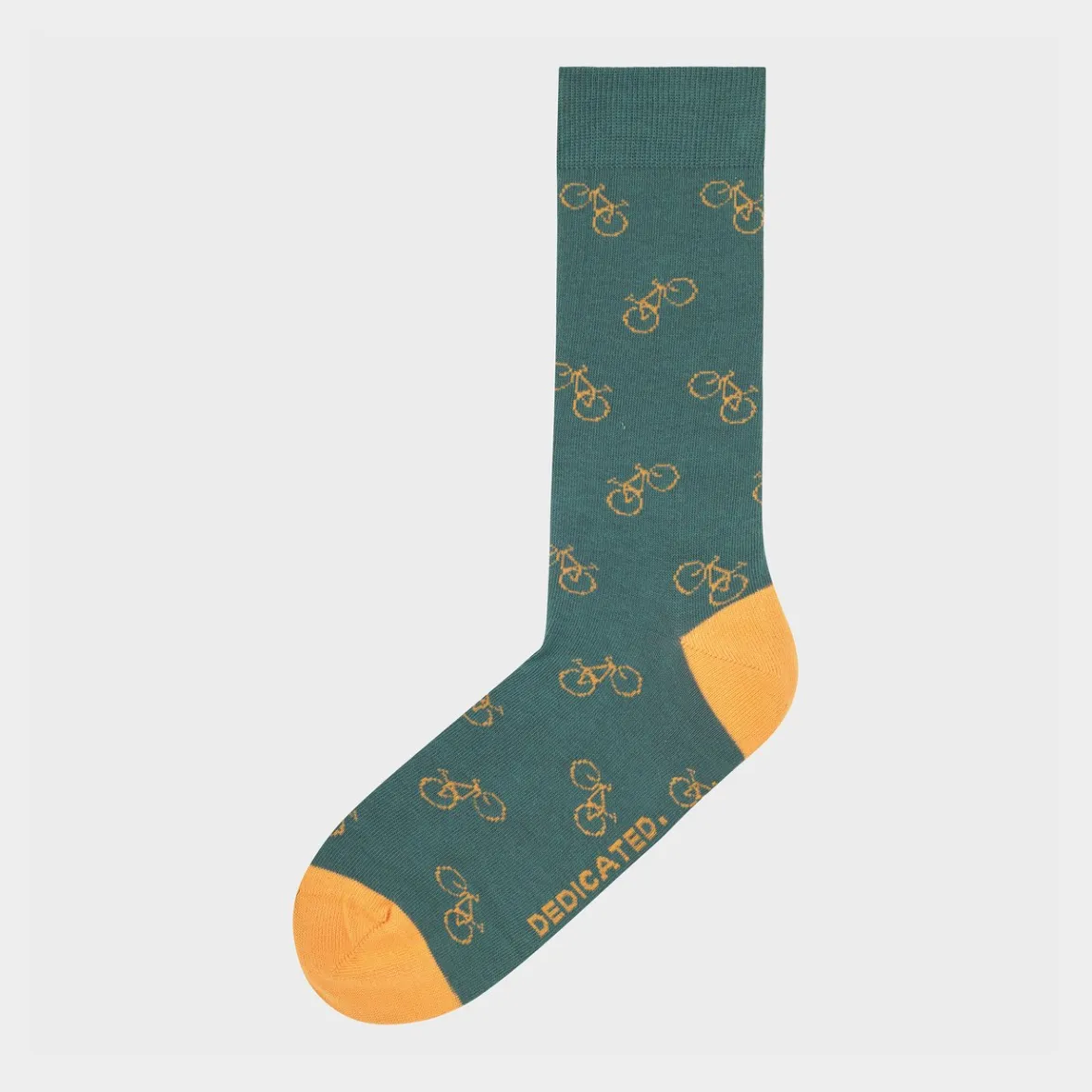 Store Socks Sigtuna Bike Pattern Forest Green Women Socks | Socks