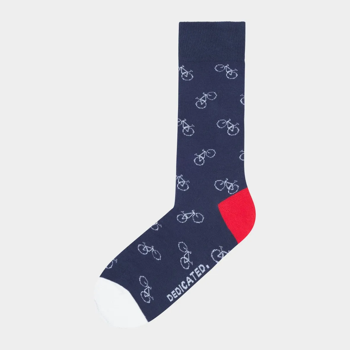 Store Socks Sigtuna Bike Pattern Navy Women Socks | Socks