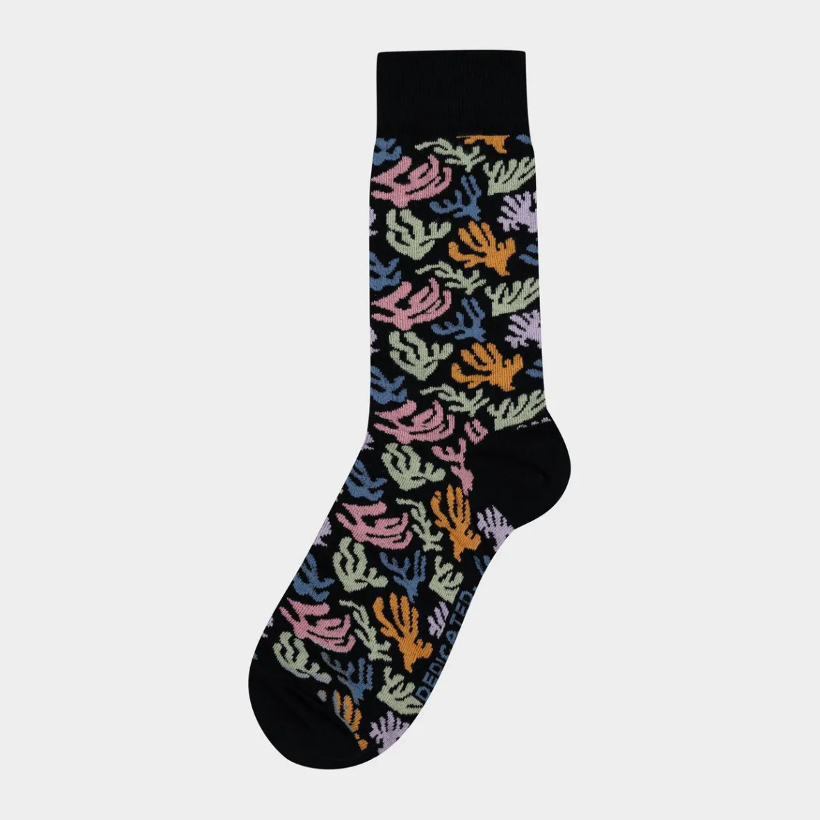 Best Sale Socks Sigtuna Coral Ditsy Black Women Socks | Socks