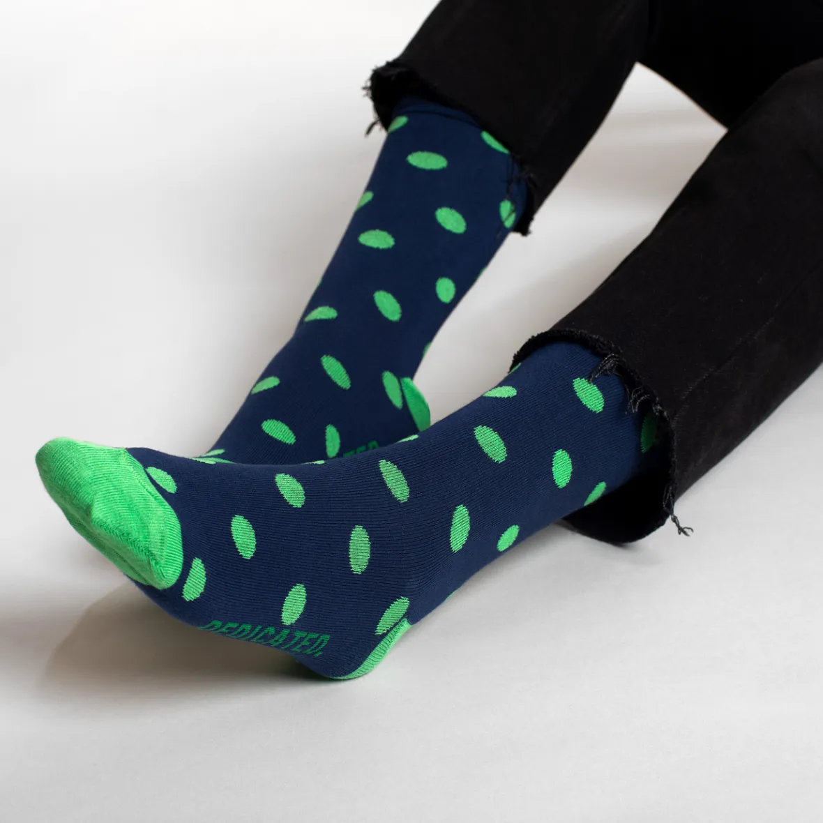 Shop Socks Sigtuna Dots Navy Women Outlet | Outlet