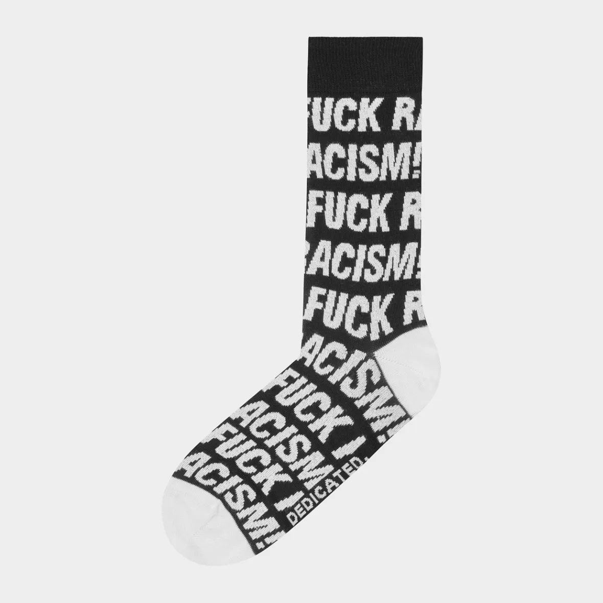 Store Socks Sigtuna Fuck Racism Pattern Black Women Socks | Socks