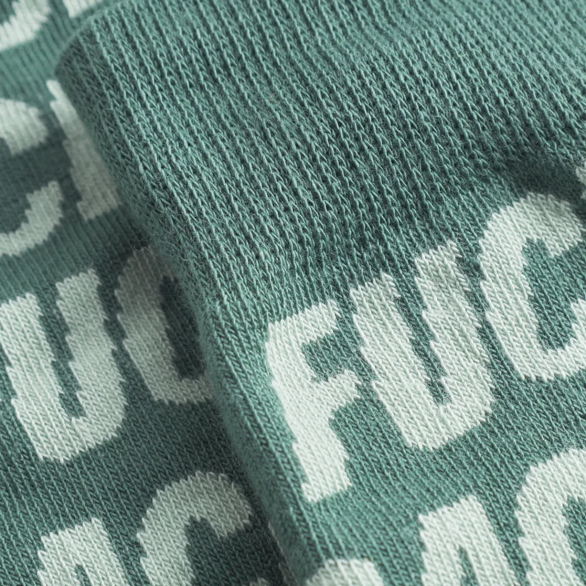 Hot Socks Sigtuna Fuck Racism Pattern Forest Green Women Socks | Socks