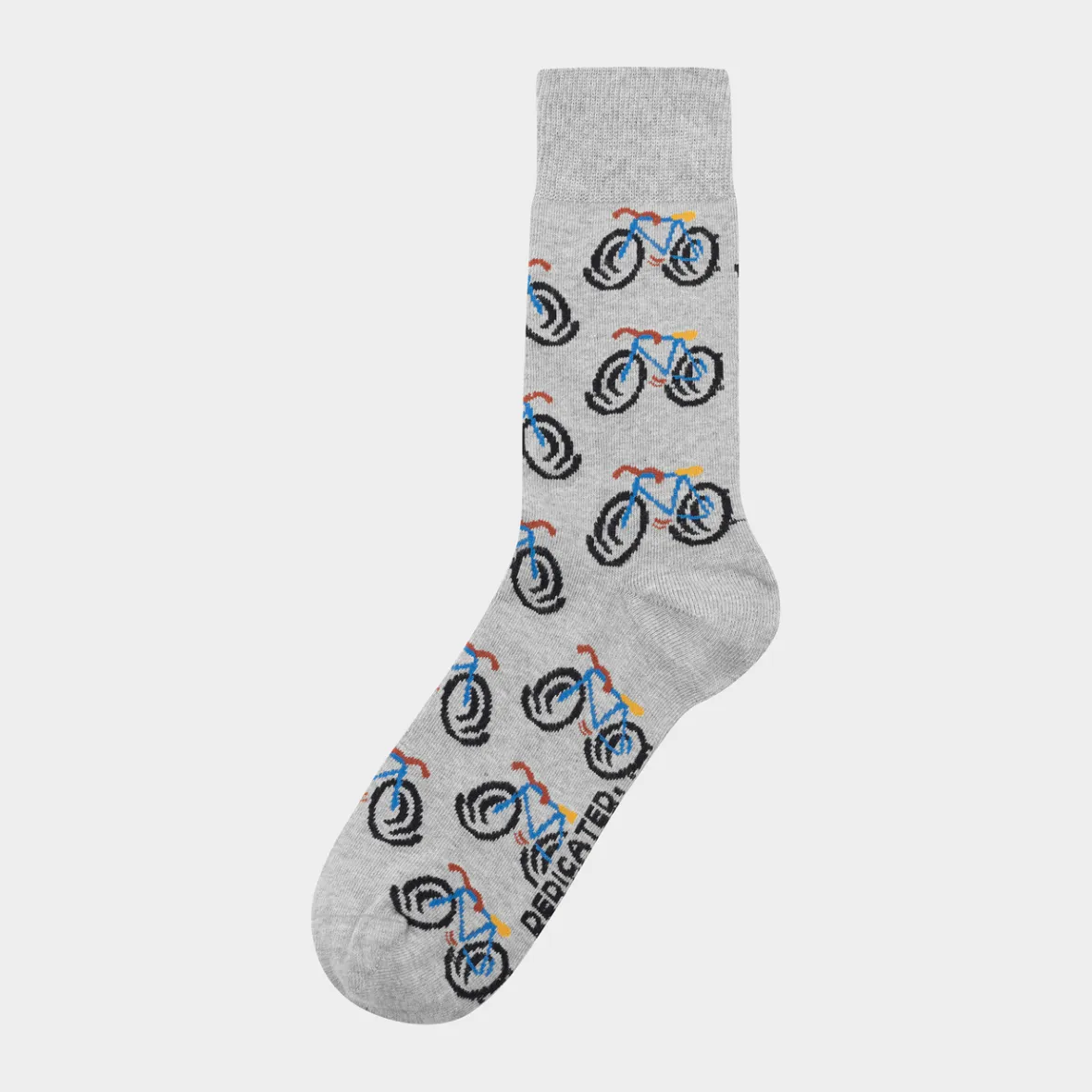 Outlet Socks Sigtuna Happy Bike AOP Grey Melange Women Socks | Socks