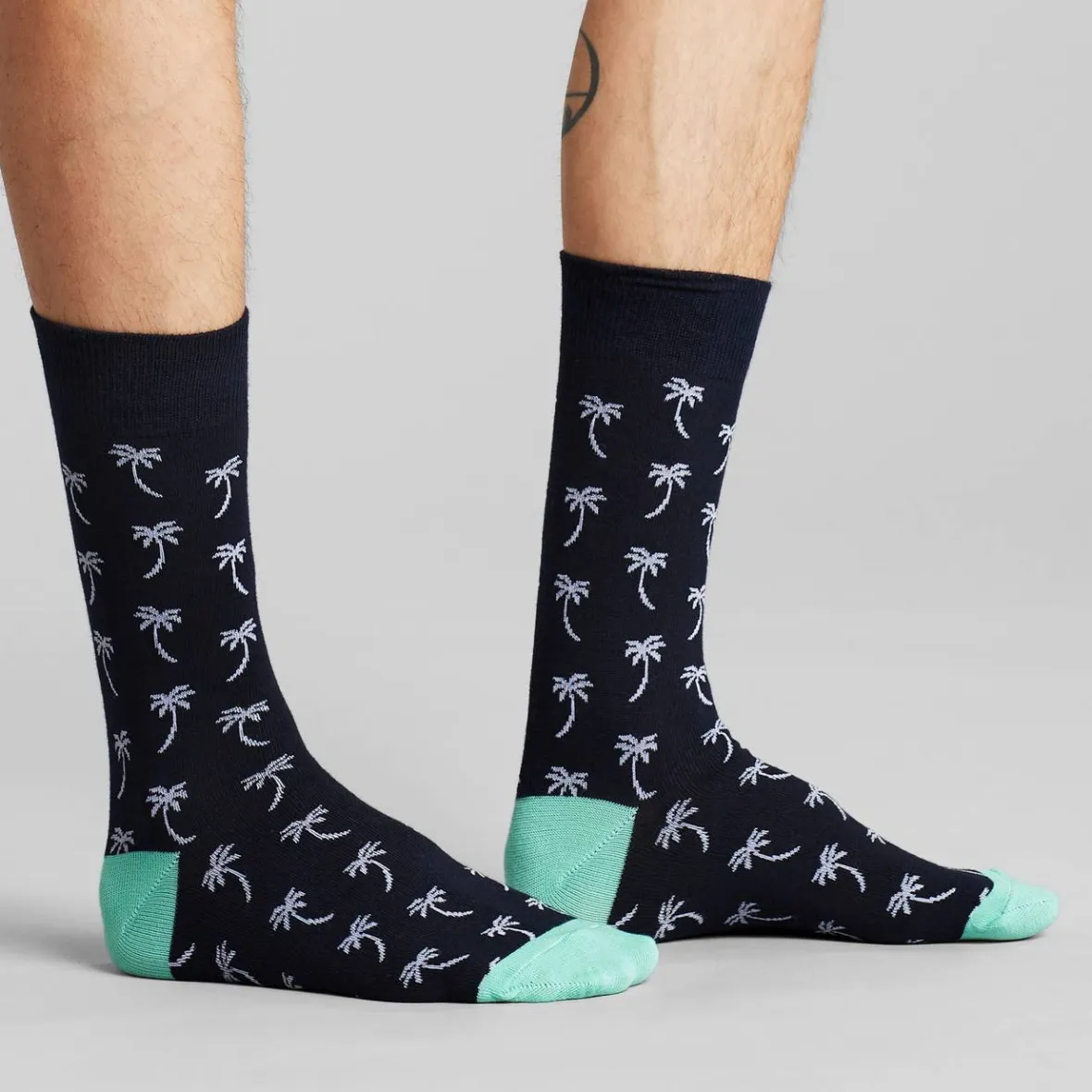 Clearance Socks Sigtuna Palms Navy Women Outlet | Outlet