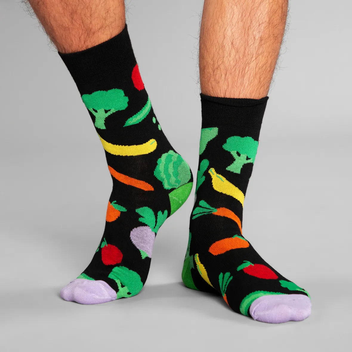 New Socks Sigtuna Vegetables Black Women Socks | Socks