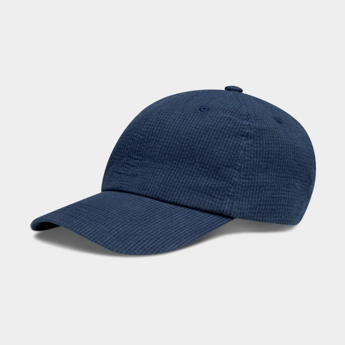 Online Soft Cap Seersucker Navy Women Caps