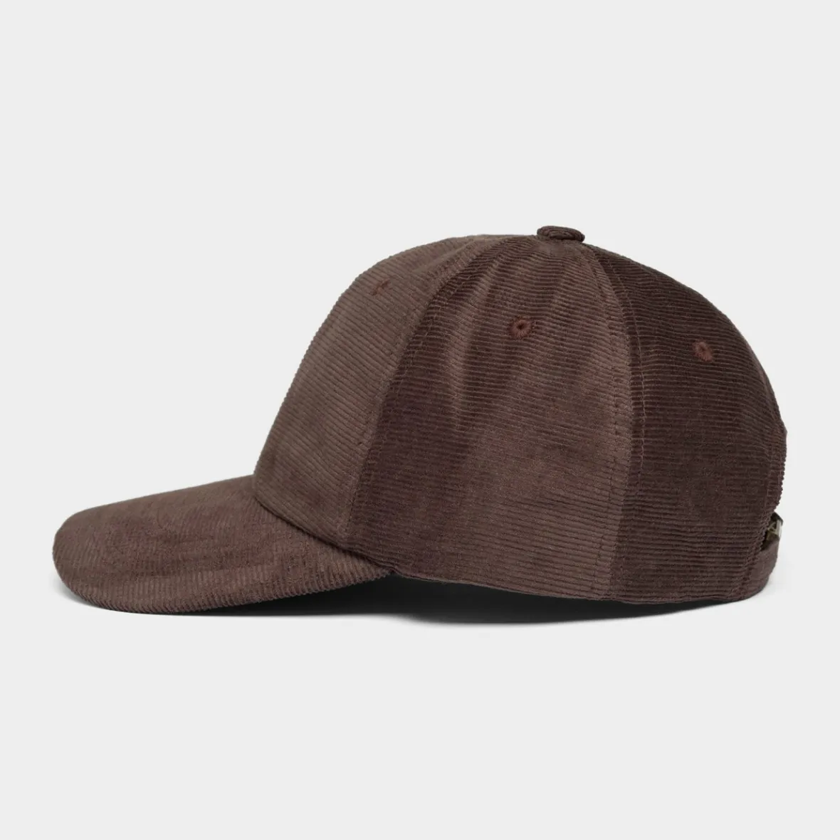 Cheap Soft Cap Slussen Corduroy Base Coffee Brown Women Caps