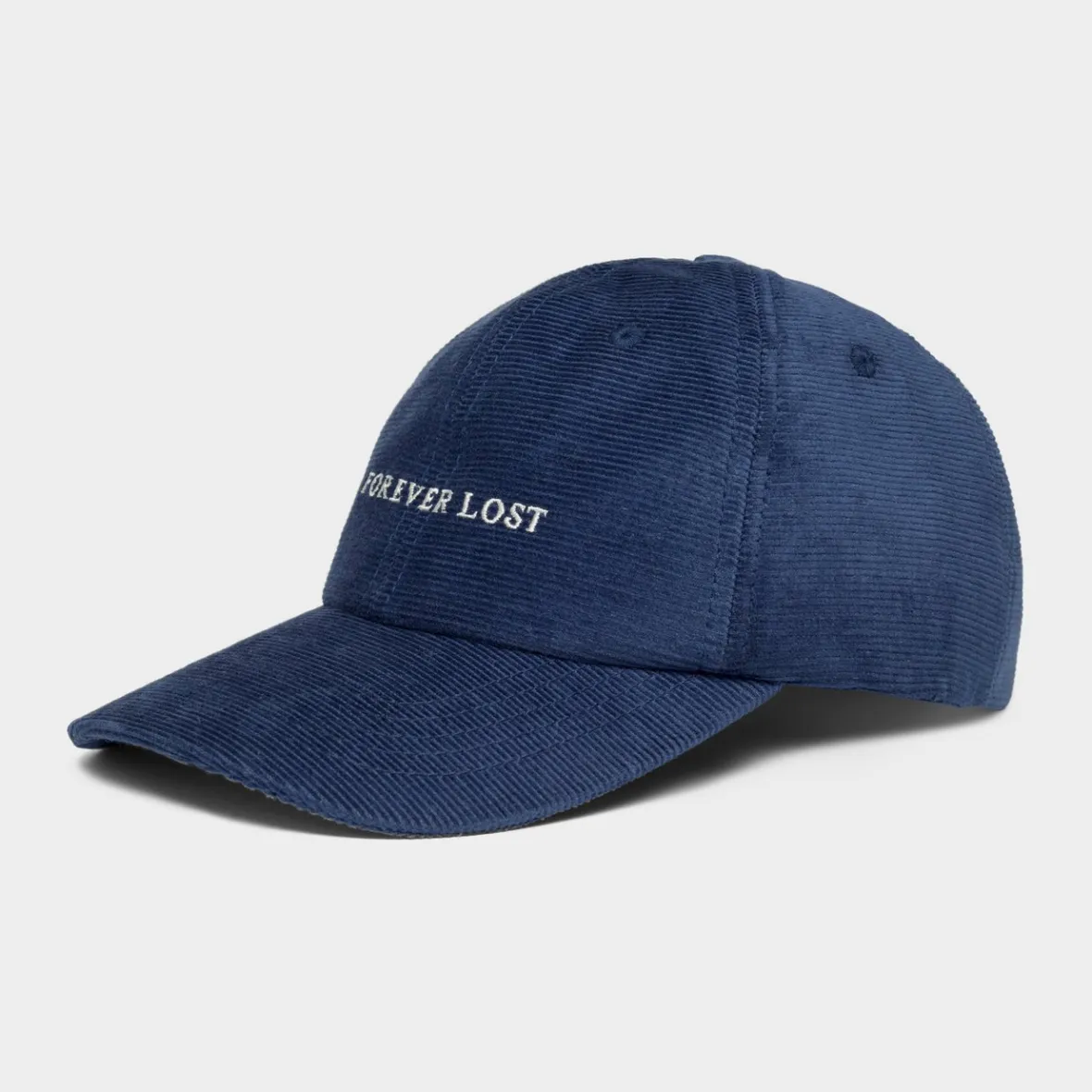 Best Sale Soft Cap Slussen Corduroy Forever Lost Navy Women Caps