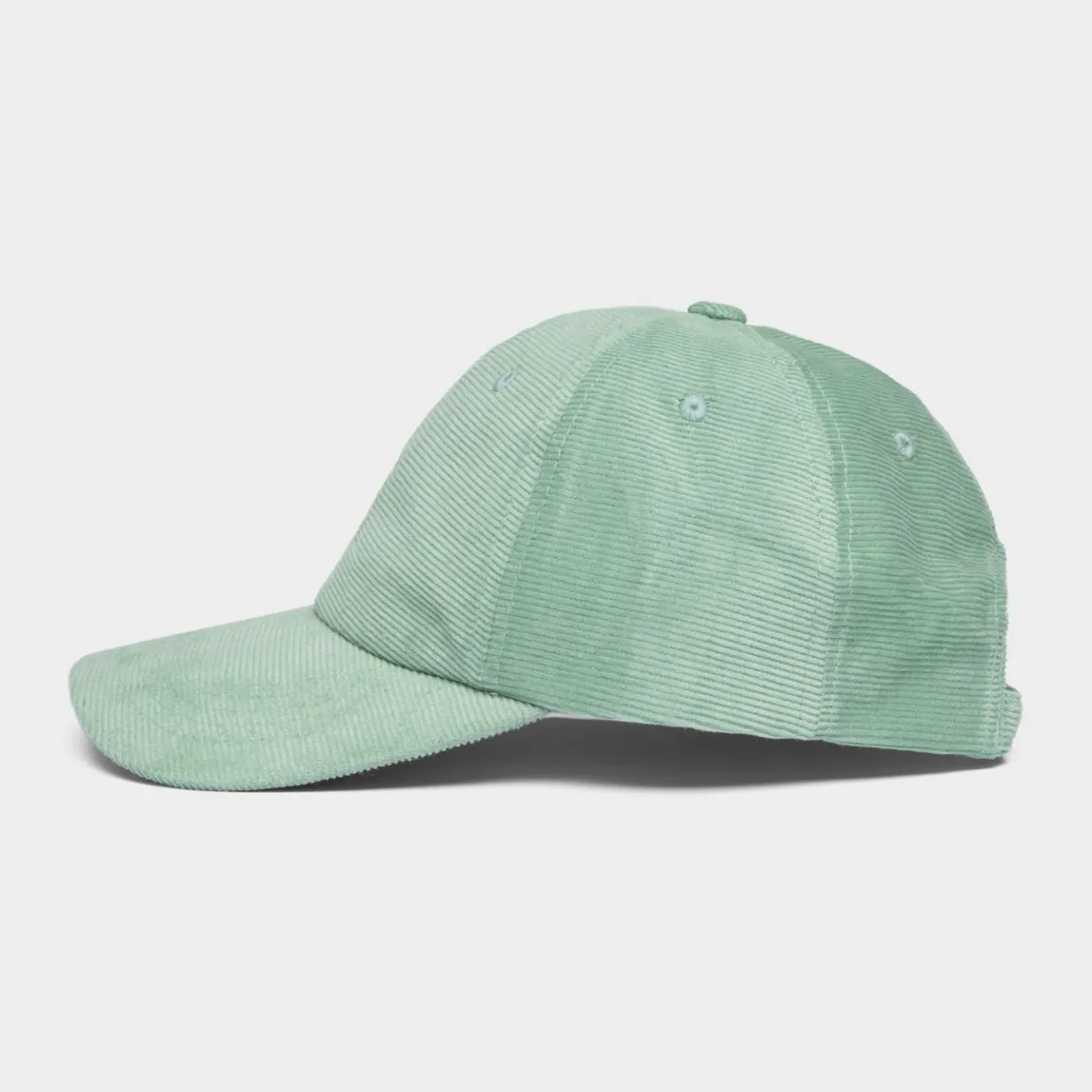 Cheap Soft Cap Slussen Corduroy Line Mountain Granite Green Women Caps