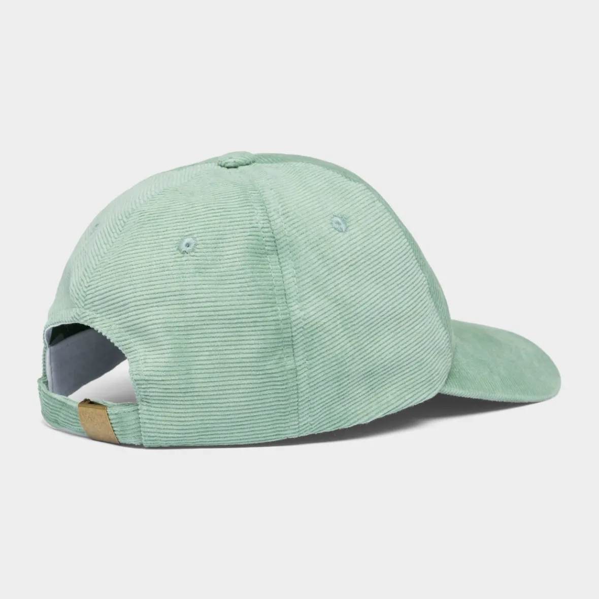 Cheap Soft Cap Slussen Corduroy Line Mountain Granite Green Women Caps