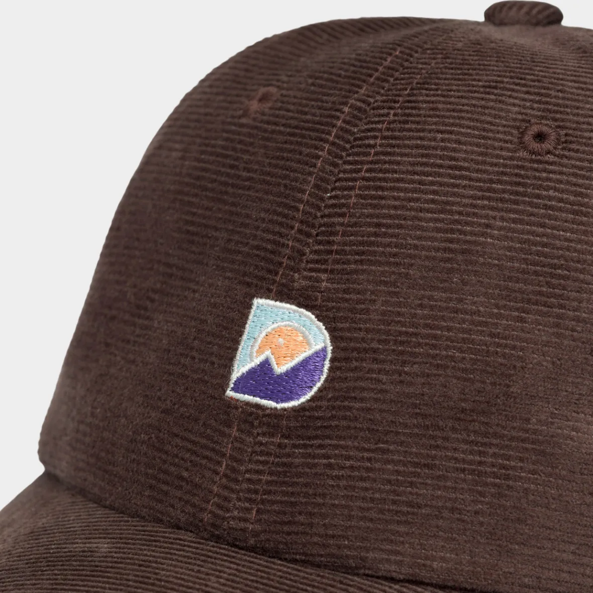 Sale Soft Cap Slussen Corduroy Mountain Logo D Coffee Brown Women Caps