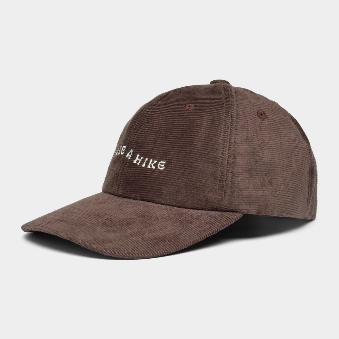 Outlet Soft Cap Slussen Corduroy Take A Hike Coffee Brown Women Caps