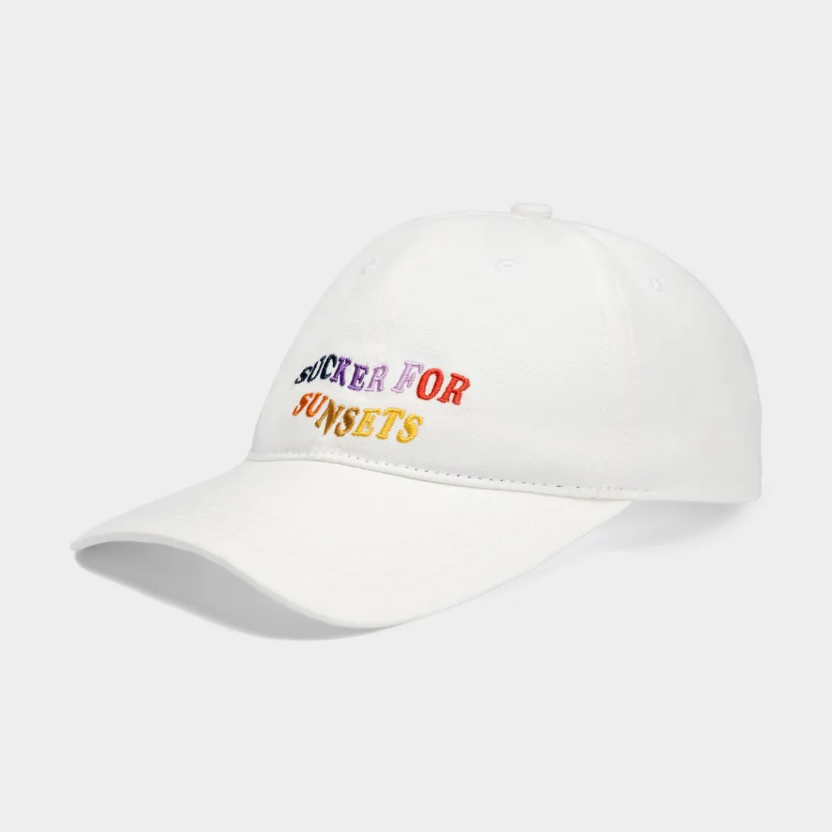 Cheap Soft Cap Slussen Sucker For Sunsets Off-White Women Caps