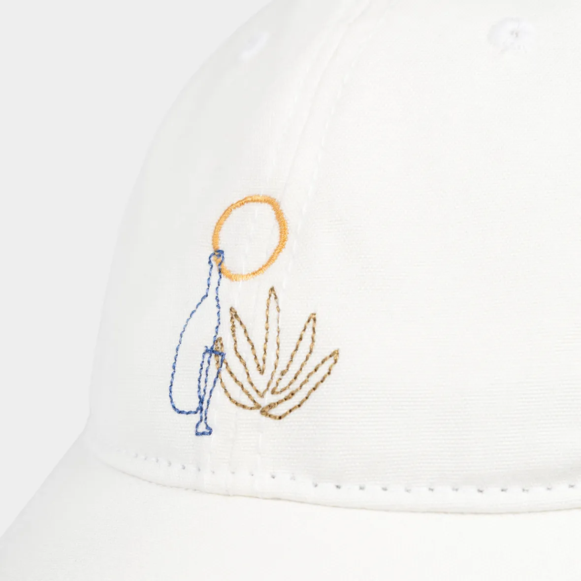 Cheap Soft Cap Slussen Vacation Off-White Women Caps