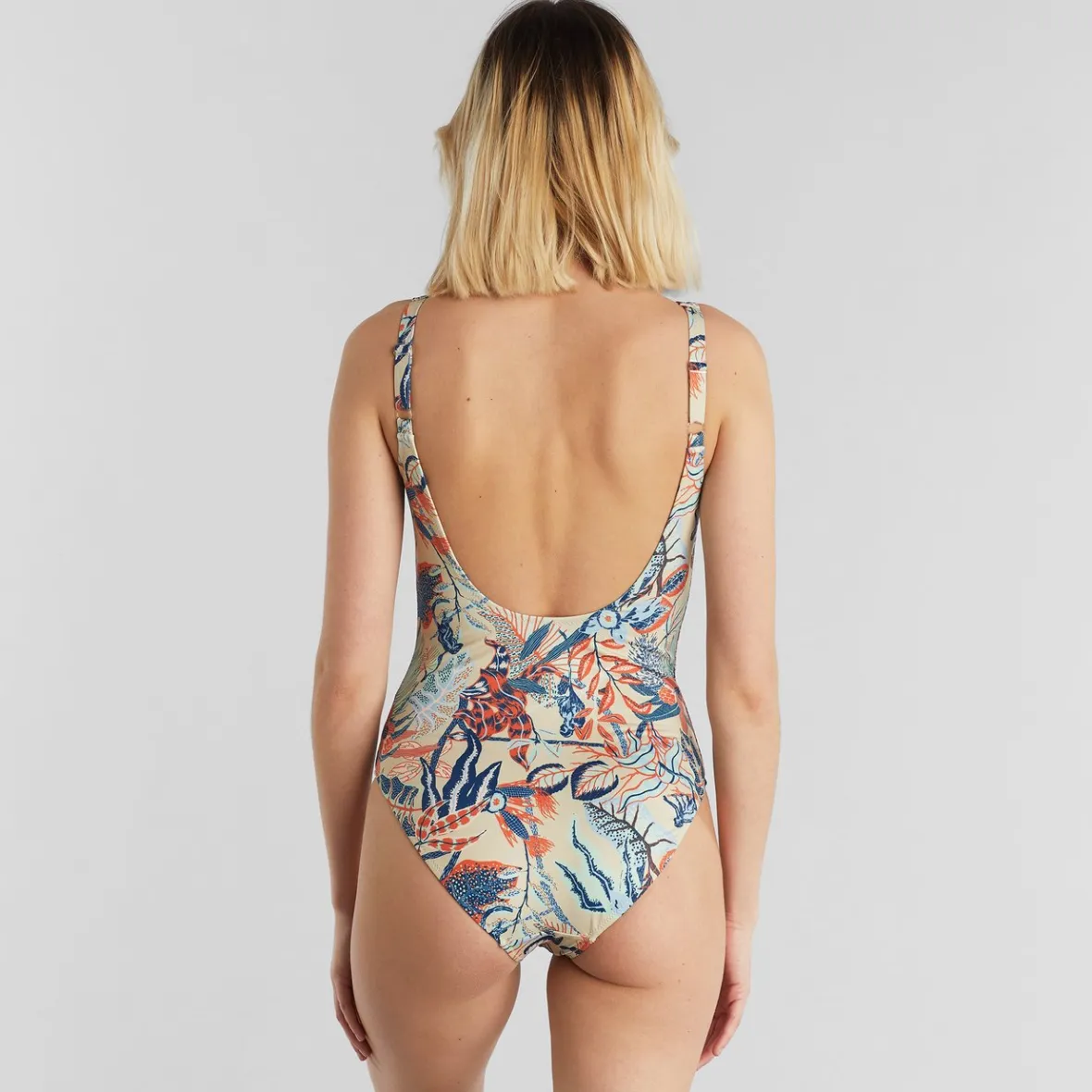 Outlet Sports Swimsuit Rana Vintage Jungle Multi Color Women Outlet