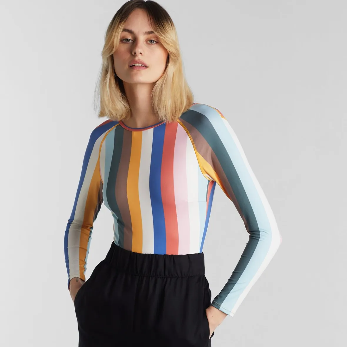 Hot Surfsuit Tofta Stripes Multi Color Women Outlet
