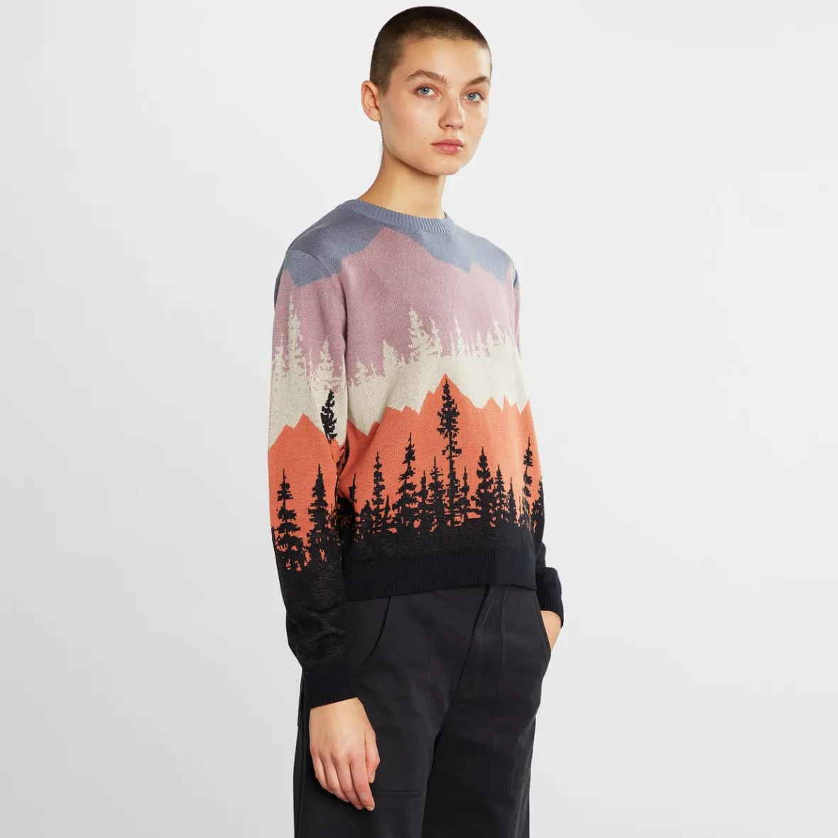Flash Sale Sweater Arendal Landscape Multi Color Women Knitwear