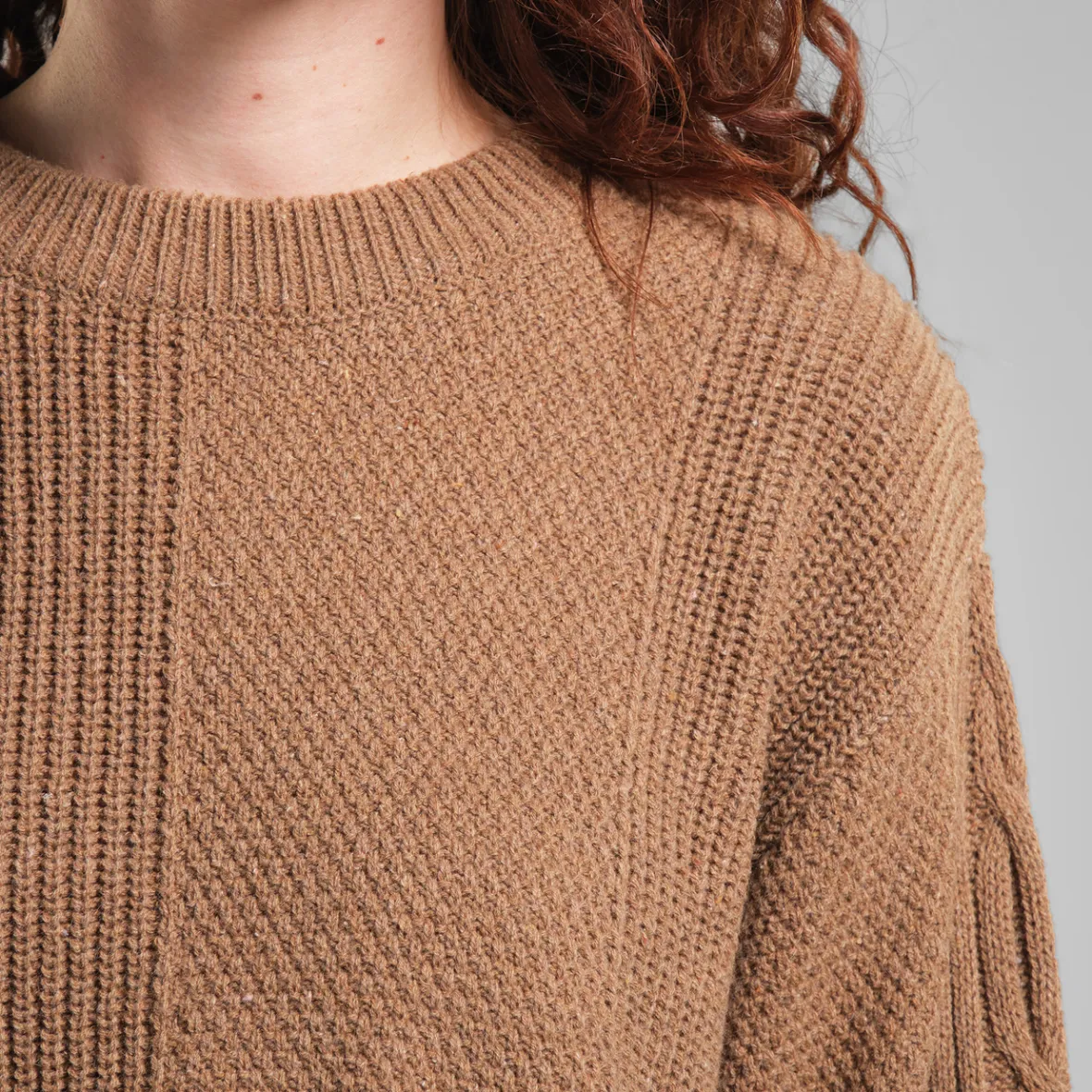 Sale Sweater Limboda Camel Brown Women Knitwear