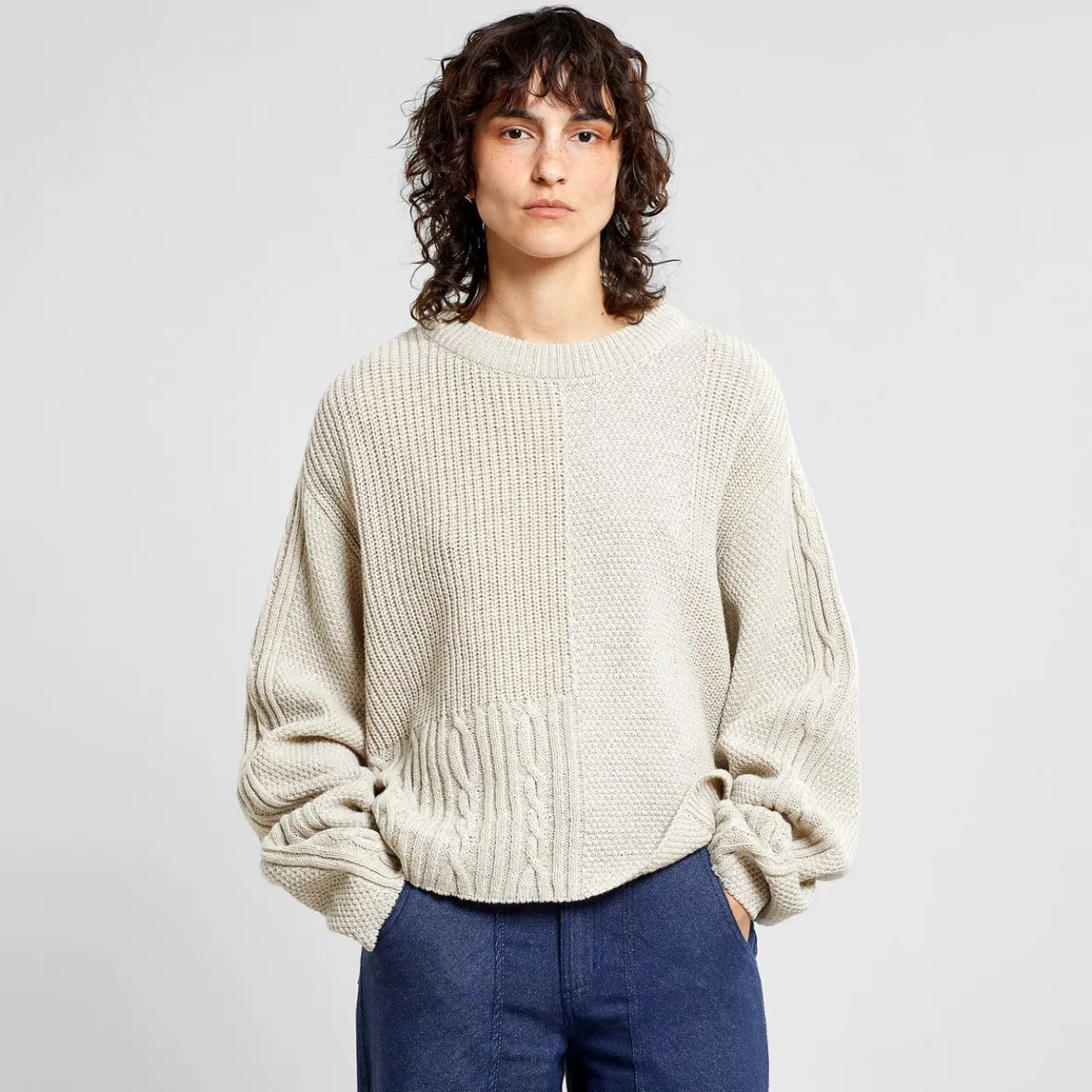 Best Sale Sweater Limboda Pearl White Women Knitwear