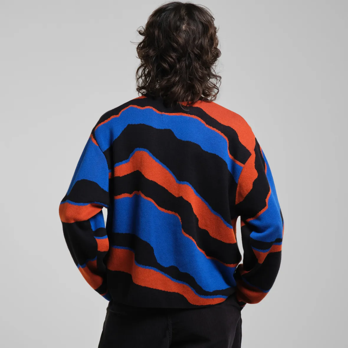 Shop Sweater Limhamn Faded Mountains Multi Color Women Knitwear