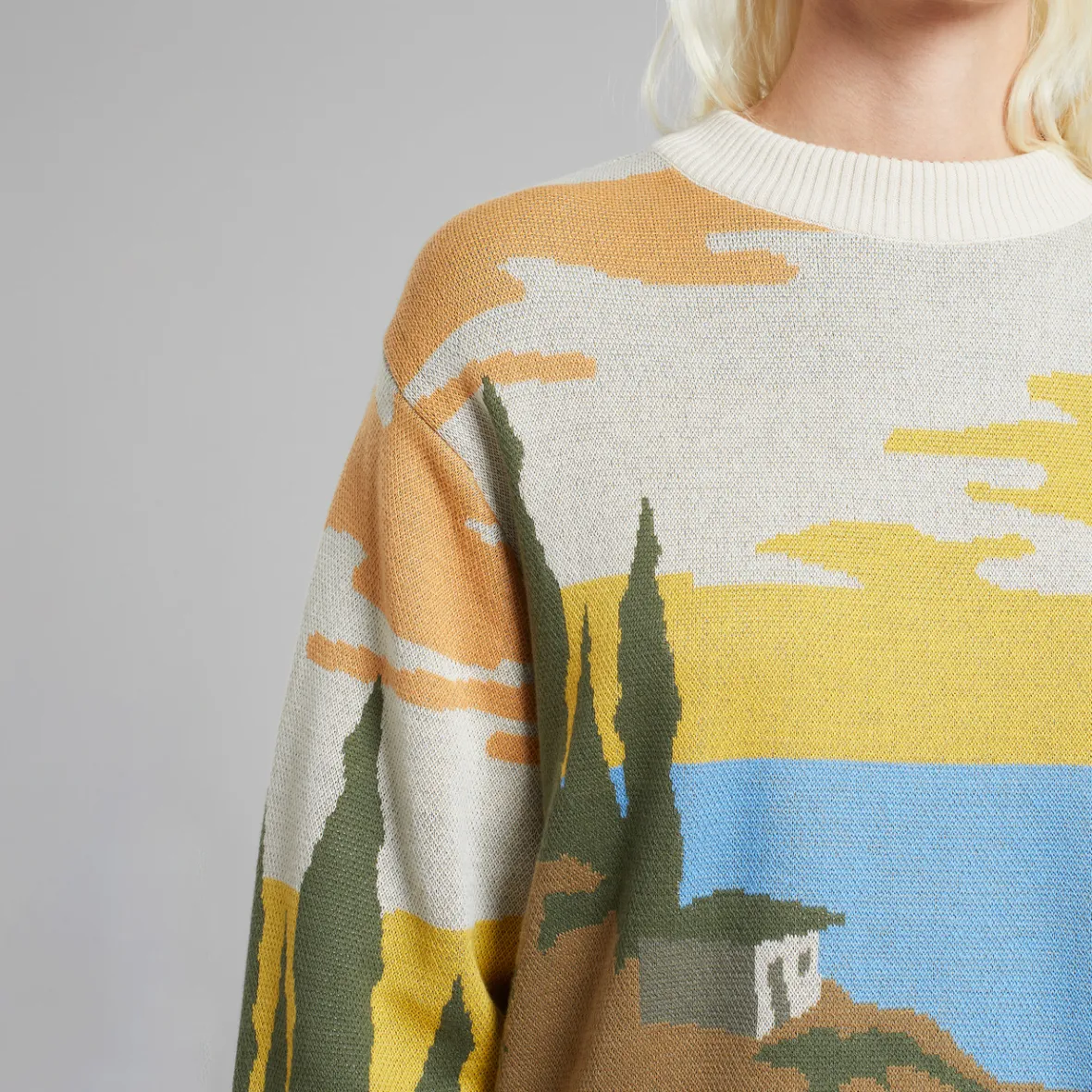 Store Sweater Limhamn Oceanview Multi Color Women Knitwear