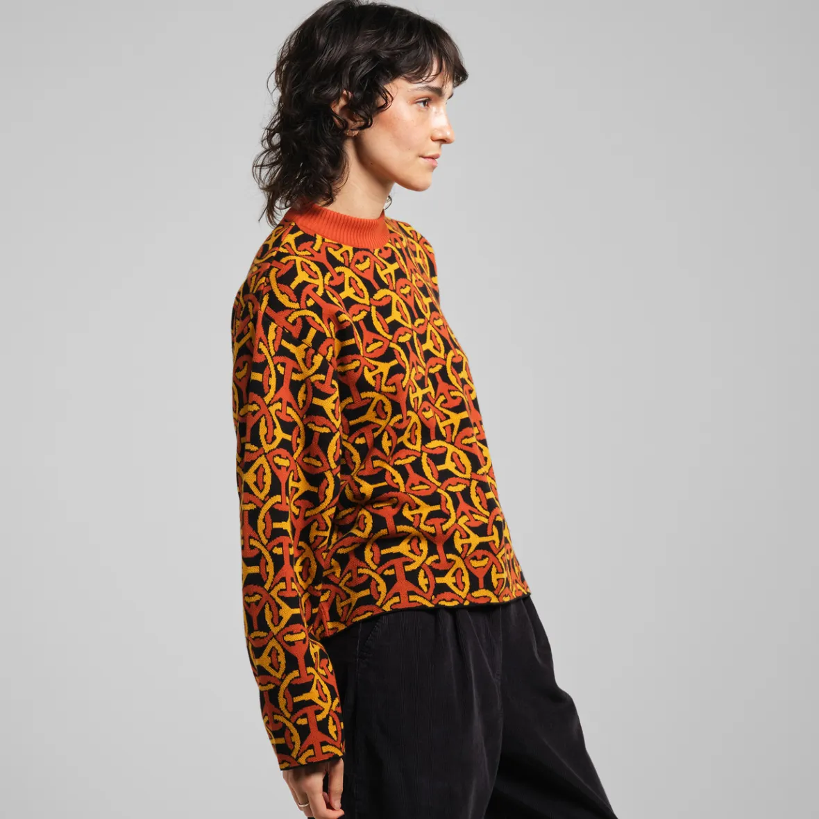 Sale Sweater Limhamn Peace Link Multi Color Women Knitwear