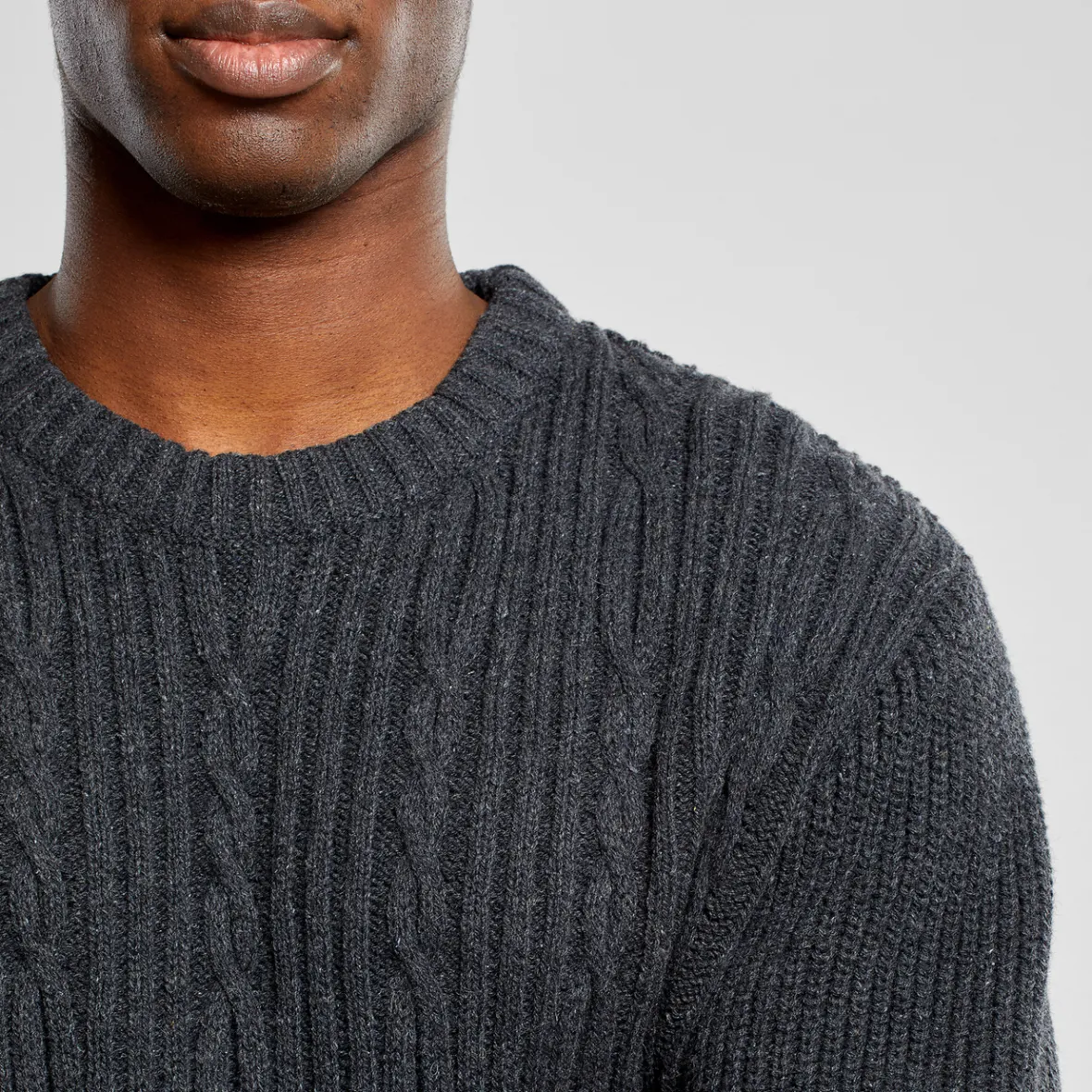 Flash Sale Sweater Ludvika Dark Grey Melange Outlet