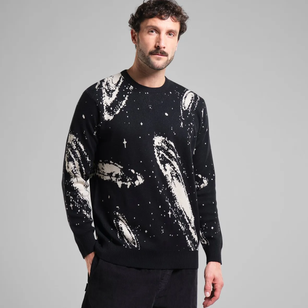 Cheap Sweater Mora Galaxy Black Knitwear