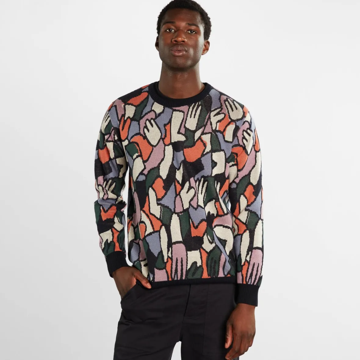 Shop Sweater Mora Lucas Multi Color Outlet
