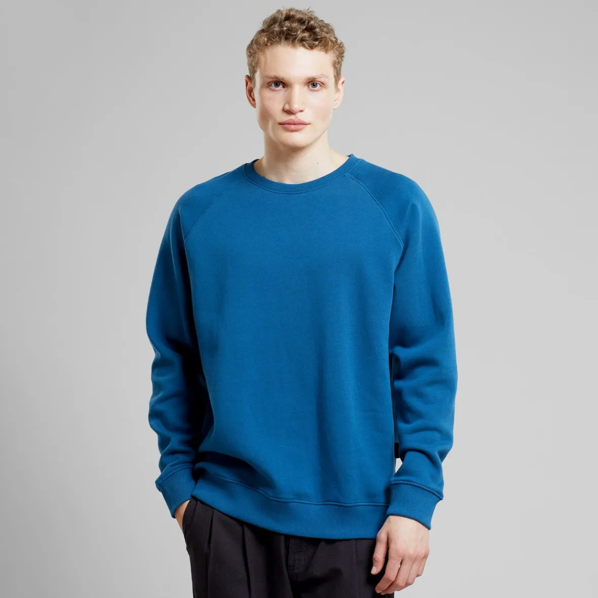 Store Sweatshirt Malmoe Base Midnight Blue Outlet