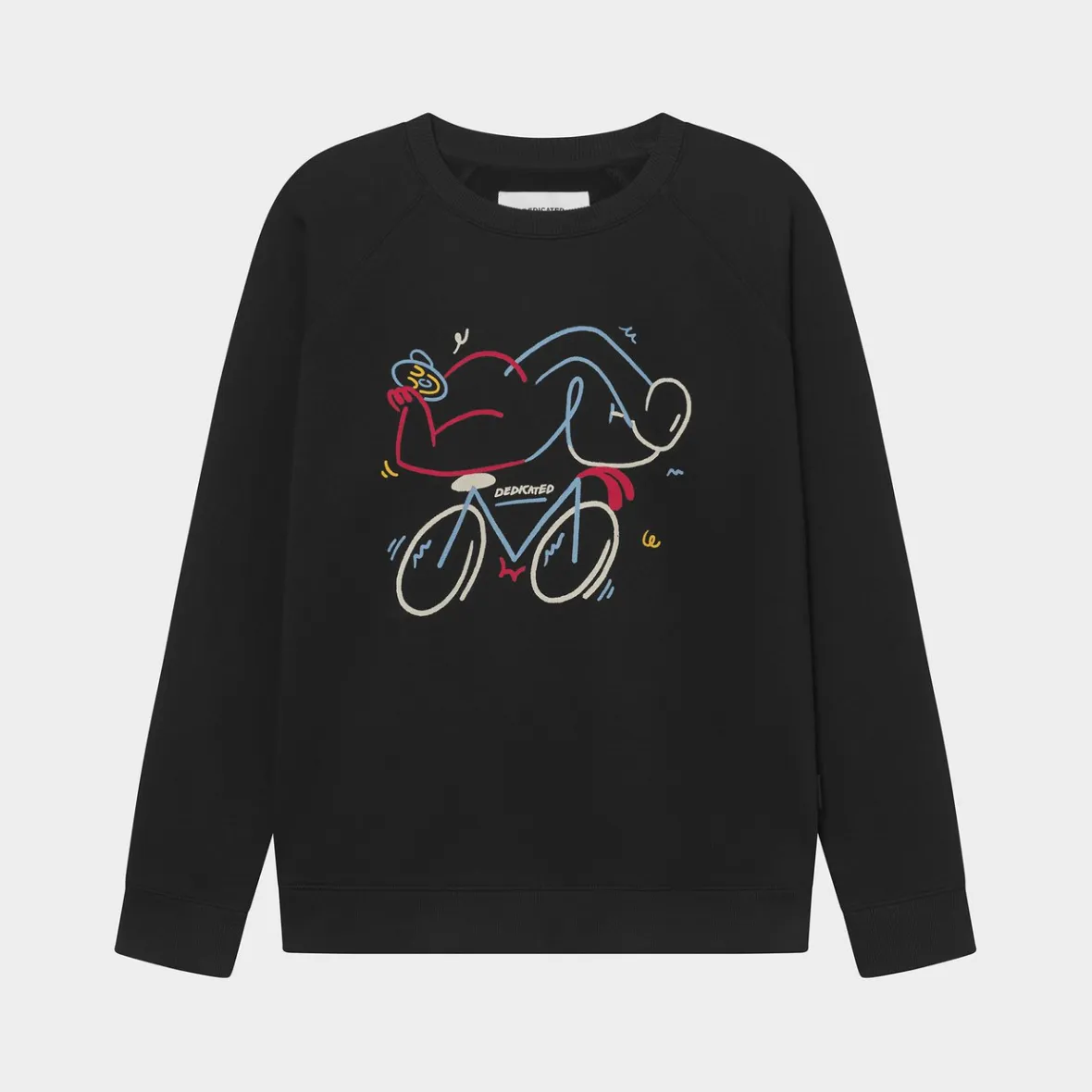 Cheap Sweatshirt Malmoe Happy Biker Black Sweats