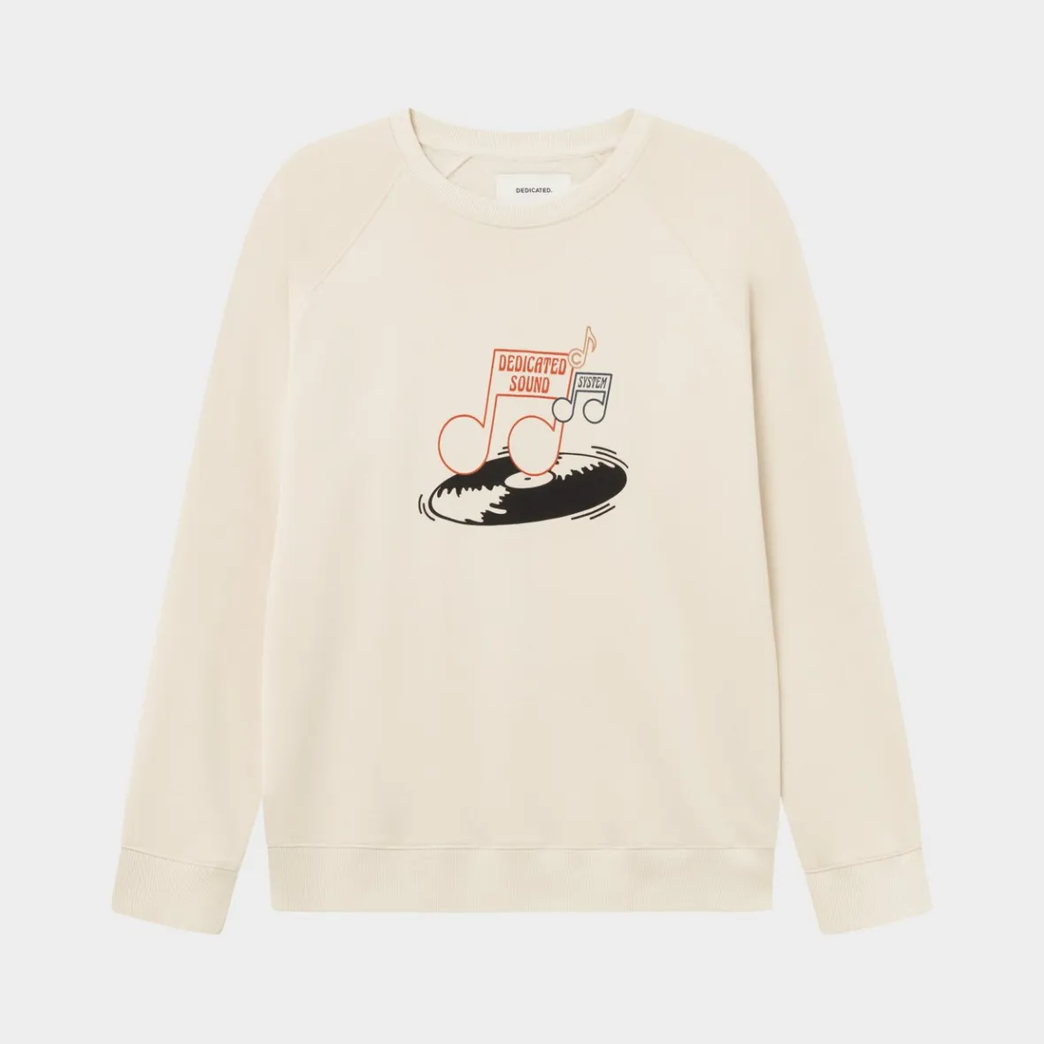 Store Sweatshirt Malmoe Sound System Logo Oat White Women Sweats