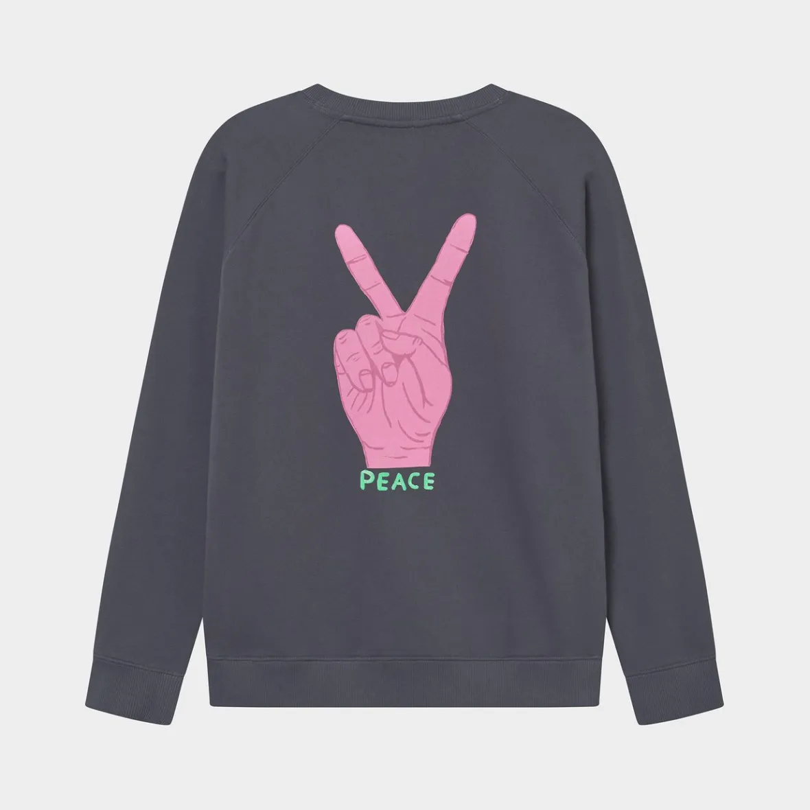 Discount Sweatshirt Malmoe World Peace Charcoal Outlet