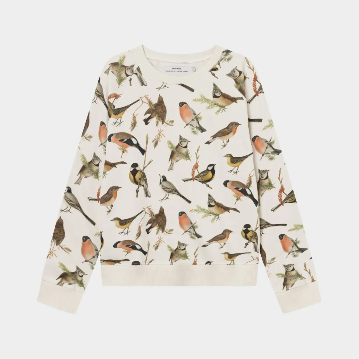 Shop Sweatshirt Ystad Autumn Birds Off White Women Sweats