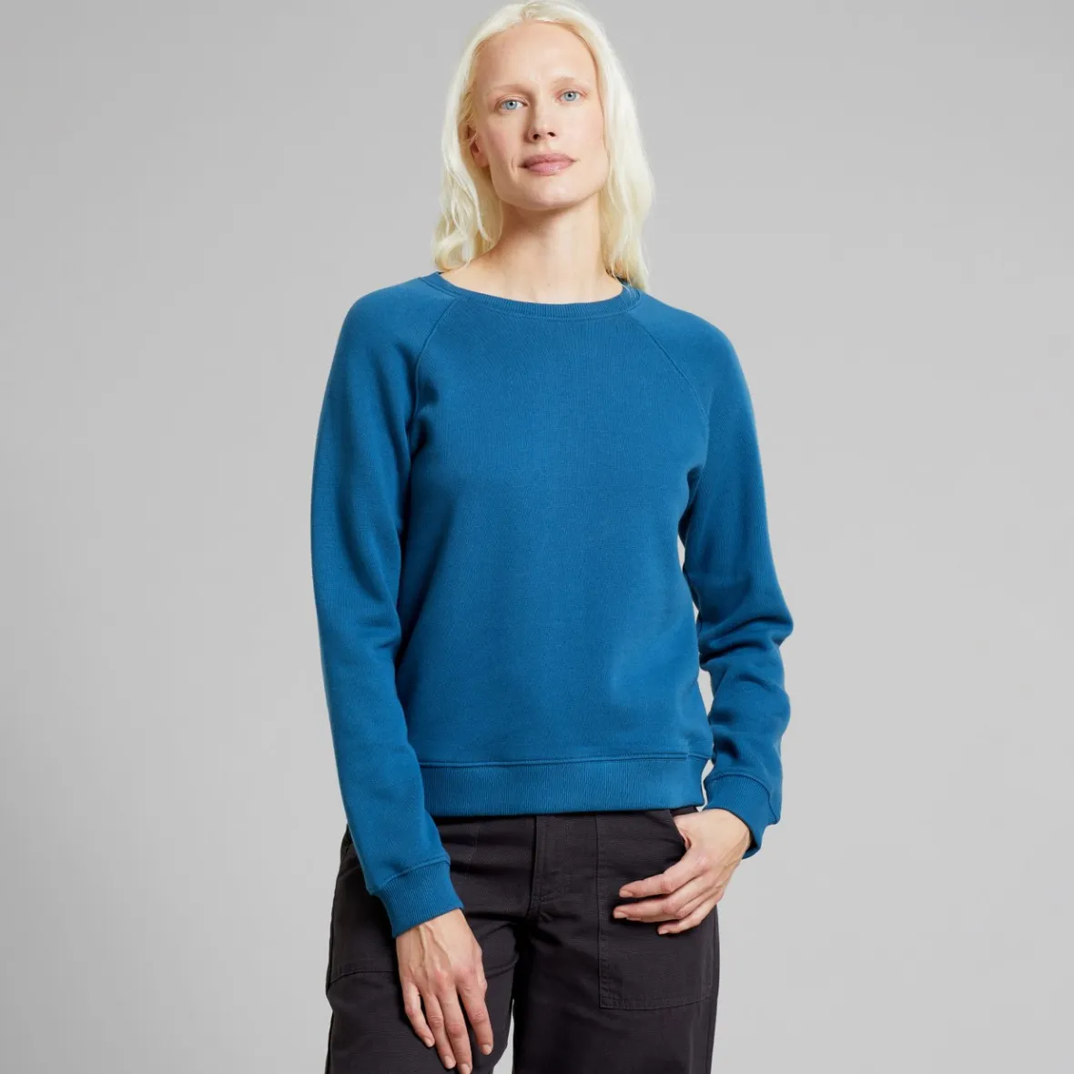 Best Sale Sweatshirt Ystad Base Midnight Blue Women Basics | Sweats