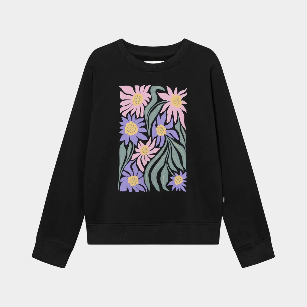 New Sweatshirt Ystad Daisy Block Black Women Sweats