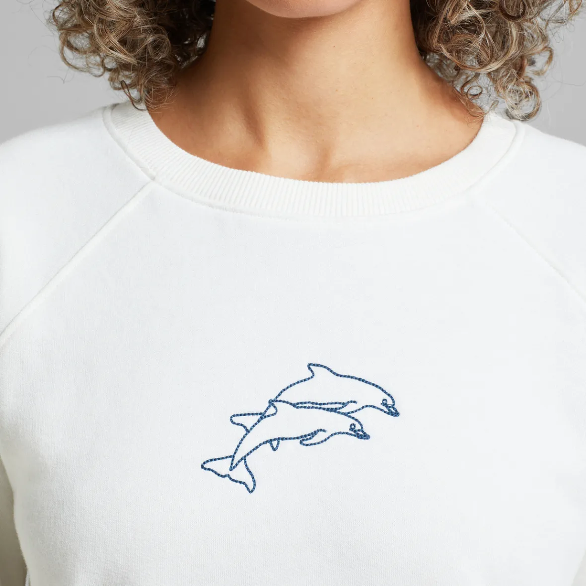 Cheap Sweatshirt Ystad Double Dolphin Emb Off White Women Outlet