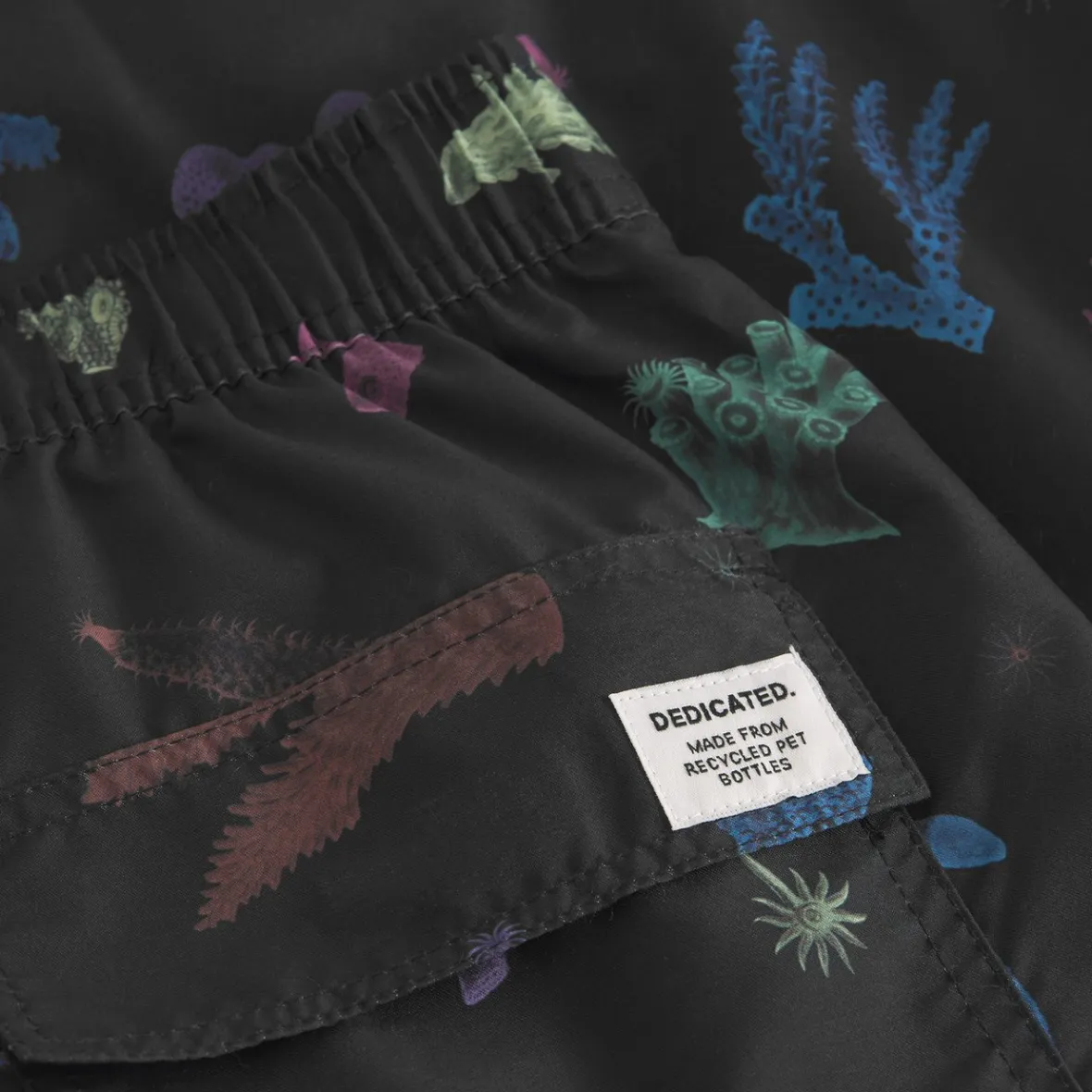 Discount Swim Shorts Sandhamn Coral Gems Black Swimwear