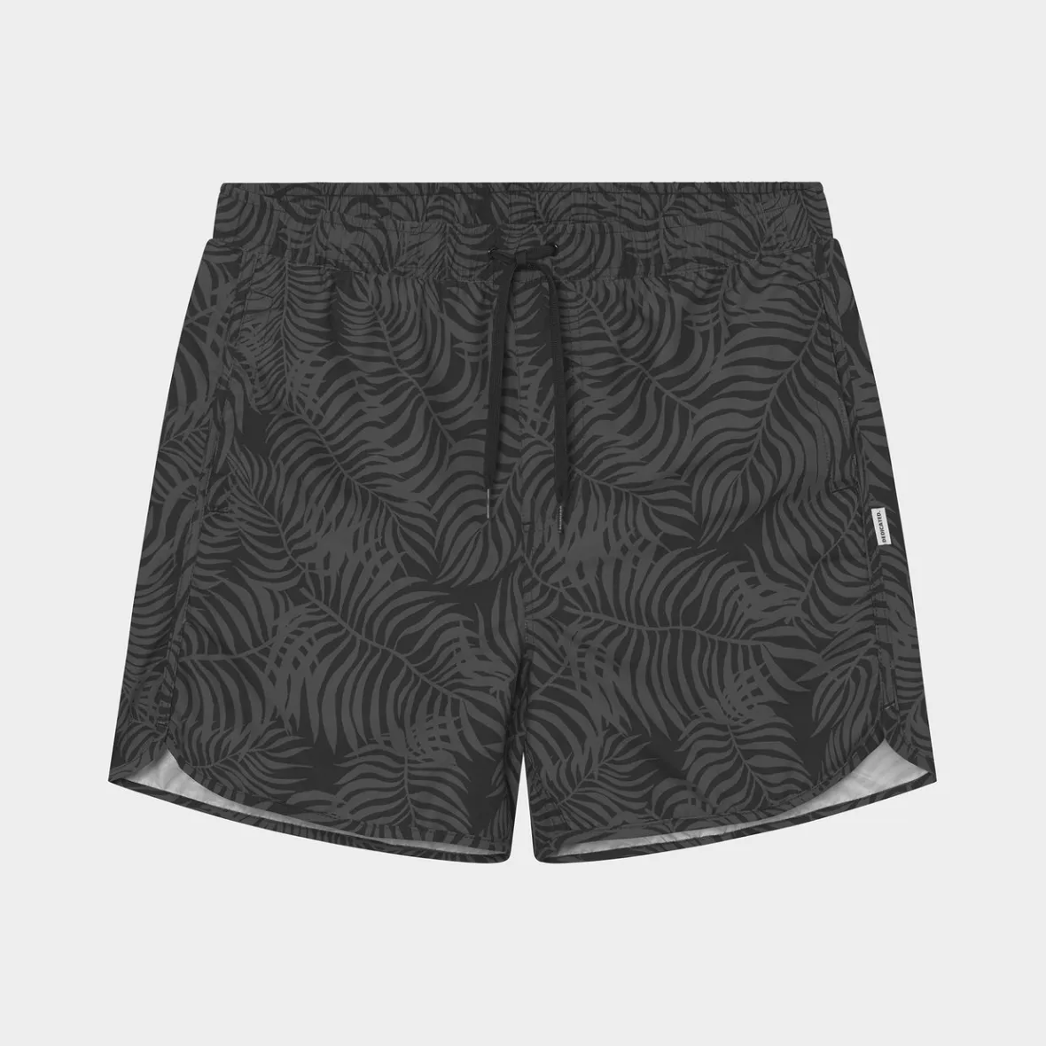 Hot Swim Shorts Sandhamn Palm Leaves Black Swimwear