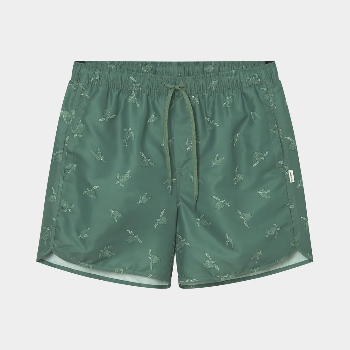 Best Sale Swim Shorts Sandhamn Sea Turtles Forest Green Swimwear