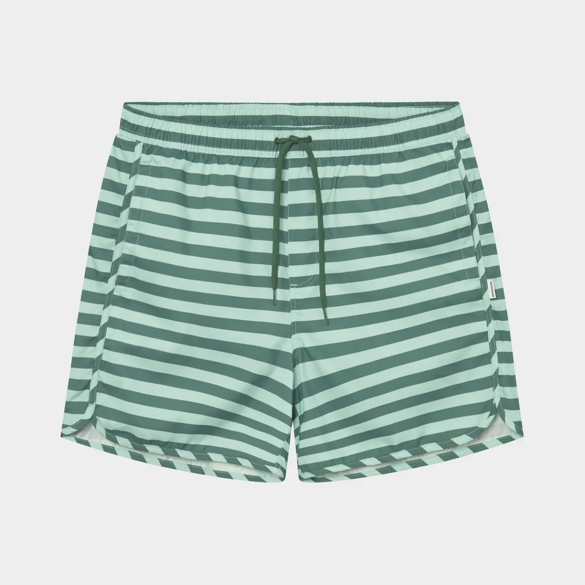 Best Sale Swim Shorts Sandhamn Stripes Forest Green Outlet