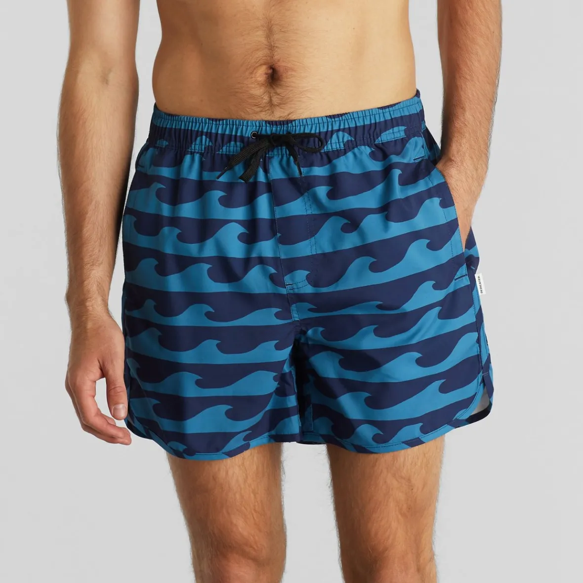 Sale Swim Shorts Sandhamn Waves Blue Outlet