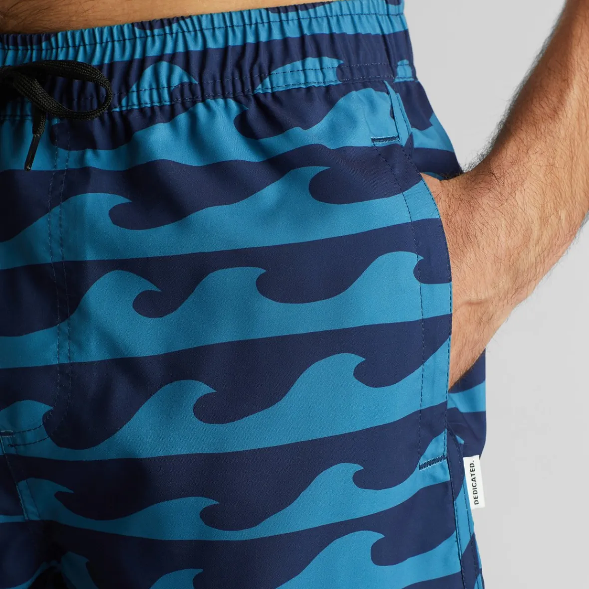 Sale Swim Shorts Sandhamn Waves Blue Outlet