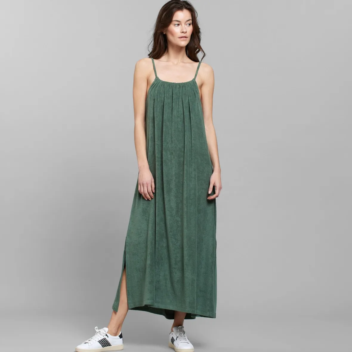 Online Terry Dress Reimersholme Duck Green Women Outlet